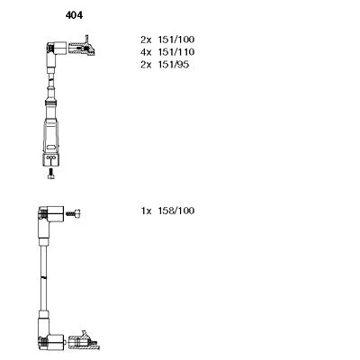 Ignition Cable Kit BREMI 404
