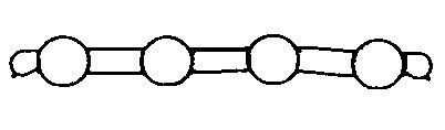 Gasket, intake manifold BGA MG4592