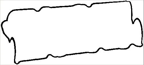 Gasket, cylinder head cover BGA RC7388