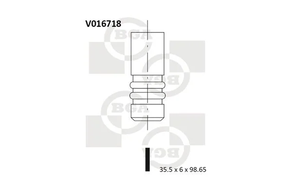 Intake Valve BGA V016718