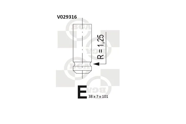 Intake Valve BGA V029316