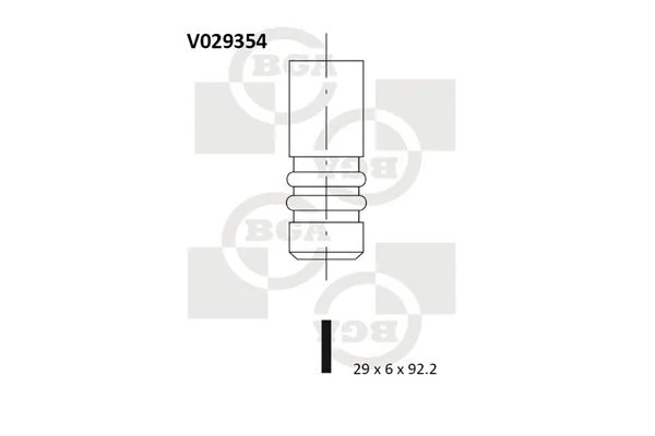 Exhaust Valve BGA V029354