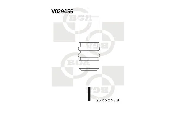 Válvula de escape BGA V029456