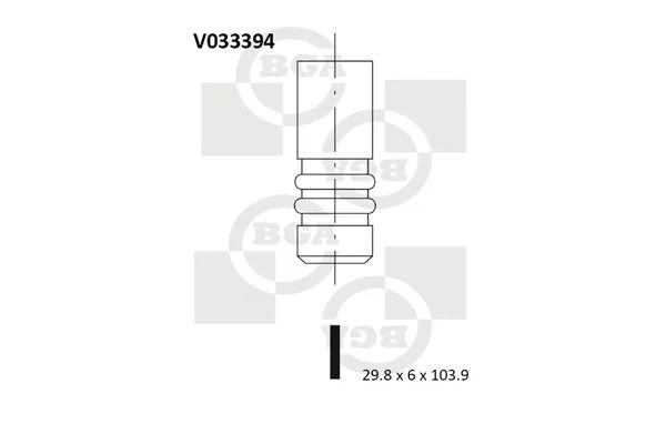 Exhaust Valve BGA V033394