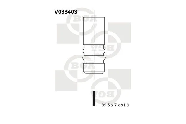 Intake Valve BGA V033403