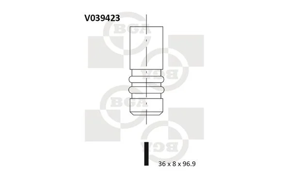 Intake Valve BGA V039423