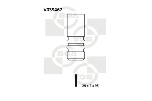 Exhaust Valve BGA V039467