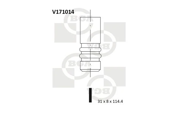 Exhaust Valve BGA V171014