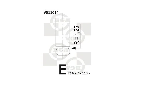 Exhaust Valve BGA V511014