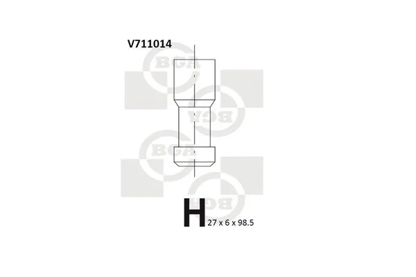 Válvula de escape BGA V711014