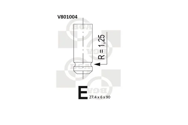 Exhaust Valve BGA V801004