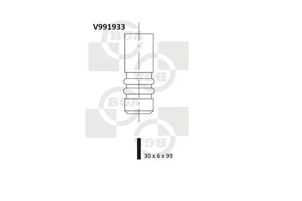 Intake Valve BGA V991933