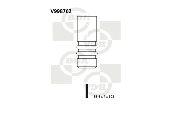 Intake Valve BGA V998762