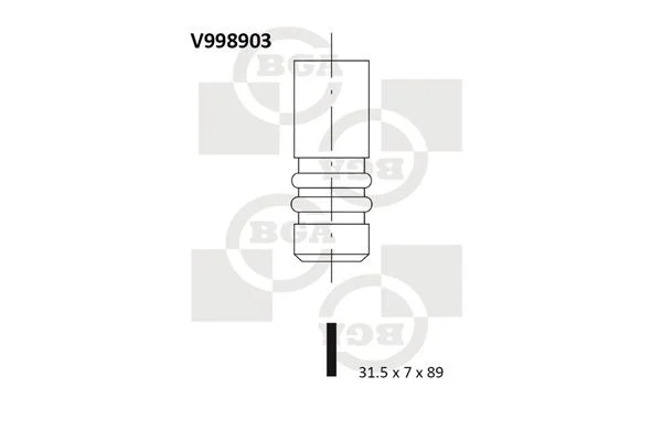 Exhaust Valve BGA V998903