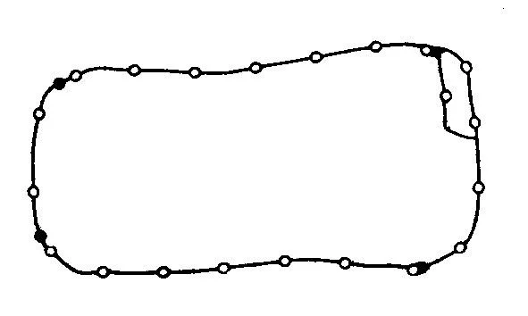 Gasket, oil sump BGA OP0364