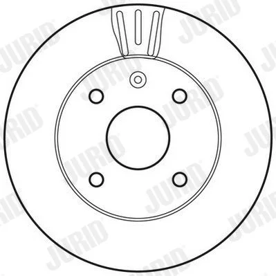 Brake Disc JURID 562662JC