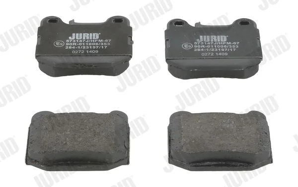 Conjunto de pastilhas de travão de disco JURID 573147J