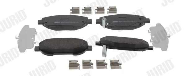 Brake Pad Set, disc brake JURID 573631J