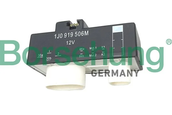 Relay, radiator fan overrun Borsehung B17825