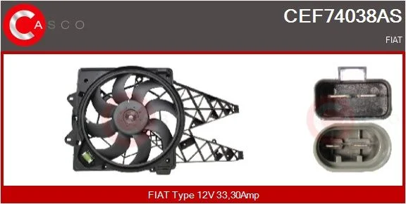 Electric Motor, radiator fan casco CEF74038AS