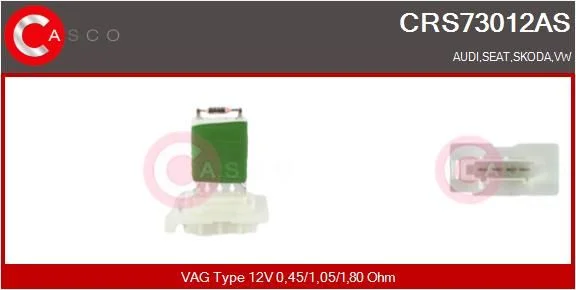 Resistor, interior blower CASCO CRS73012AS