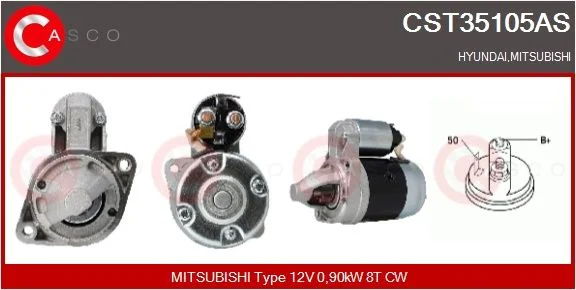 Starter casco CST35105AS