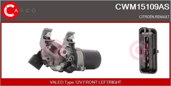 Valytuvo variklis CASCO CWM15109AS