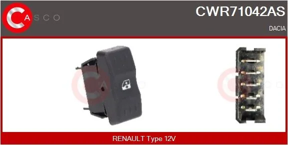 Switch, window regulator casco CWR71042AS