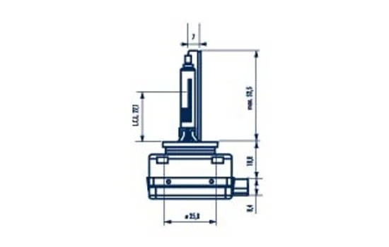 Lâmpada, farol de busca NARVA 840113000
