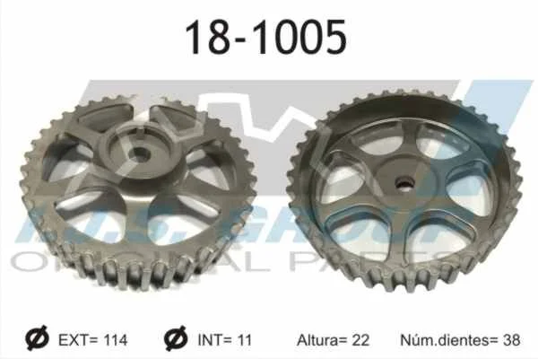 Engrenagem/Roda Dentada, árvore de cames IJS GROUP 18-1005