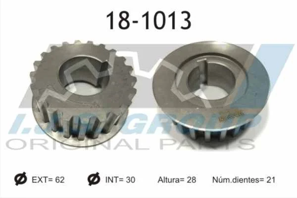 Polia de Desvio/Guia, correia distribuição IJS GROUP 18-1013