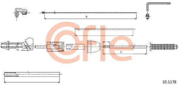 Cabo do acelerador COFLE 10.1178