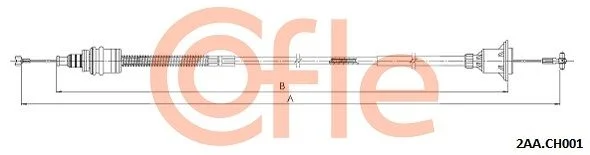 Cable Pull, clutch control COFLE 2AA.CH001