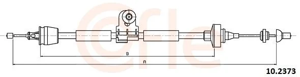 Cable Pull, clutch control COFLE 92.10.2373