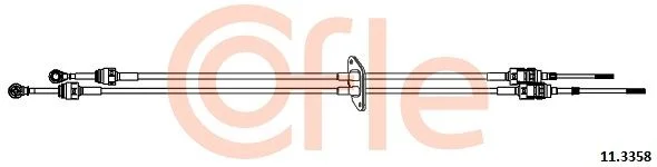 Cable Pull, manual transmission COFLE 92.11.3358