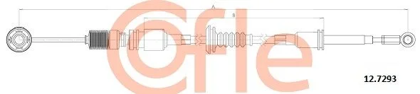 Cable Pull, manual transmission COFLE 92.12.7293