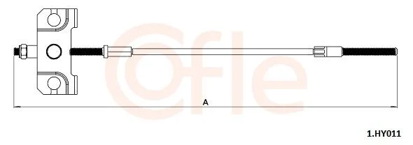 Trosas, stovėjimo stabdys COFLE 92.1.HY011