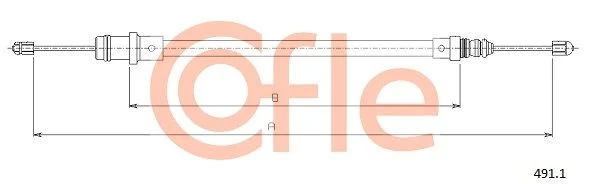 Trosas, stovėjimo stabdys COFLE 92.491.1