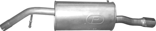 Rear Muffler POLMO 19.185