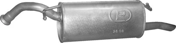 Rear Muffler POLMO 26.08
