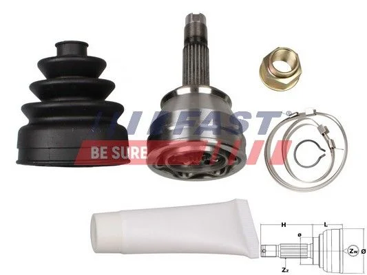 Conjunto de Juntas, eixo de transmissão FAST FT25032K