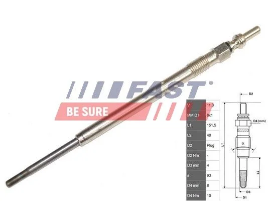 Glow Plug FAST FT82706