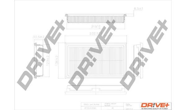 Air Filter Dr!ve+ DP1110.10.0168