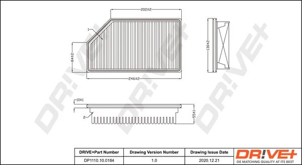 Air Filter Dr!ve+ DP1110.10.0184