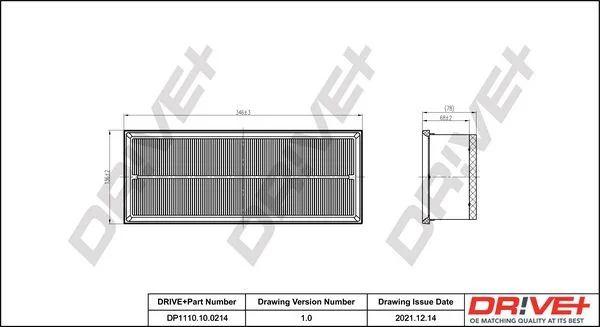 Air Filter Dr!ve+ DP1110.10.0214