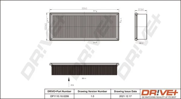 Air Filter Dr!ve+ DP1110.10.0299