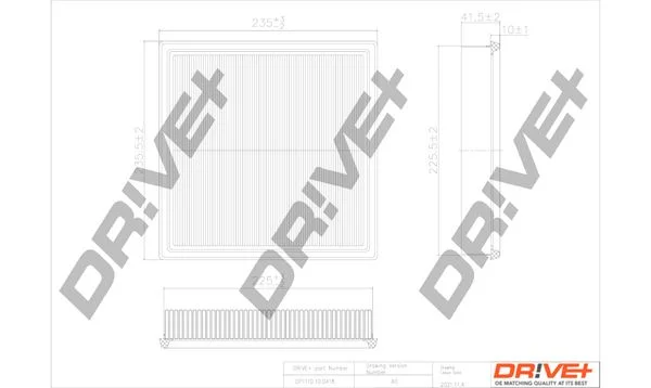 Air Filter Dr!ve+ DP1110.10.0418