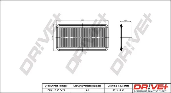 Air Filter Dr!ve+ DP1110.10.0479