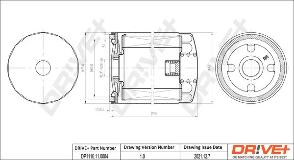 Oil Filter Dr!ve+ DP1110.11.0004