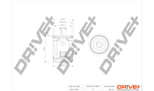 Oil Filter Dr!ve+ DP1110.11.0035